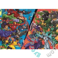 Clementoni 104 db-os puzzle - Marvel Hősök kontra Gonosztevők (25061)