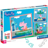Clementoni 3 x 48 db-os puzzle - Peppa malac (25293)