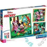 Clementoni 3 x 48 db-os puzzle - Mickey egér és barátai (25298)