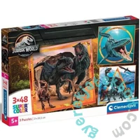 Clementoni 3 x 48 db-os puzzle - Jurassic World (25314)