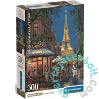 Clementoni 500 db-os puzzle - Éjszaka az Eiffel kávézóban (35577)