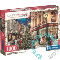 Clementoni 1000 db-os puzzle - Karácsonyi séta (39925)