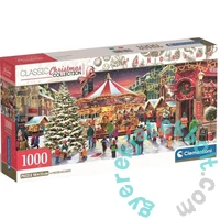 Clementoni 1000 db-os Panoráma puzzle - Karácsony a városban (39928)