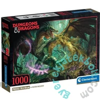 Clementoni 1000 db-os puzzle - Dungeons and Dragons - Zöld Sárkány (39961)