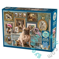 Cobble Hill 500 db-os puzzle - Frenchie (45111)