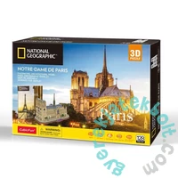 CubicFun 128 db-os 3D puzzle - National Geographics - Párizs, Notre Dame (DS0986)