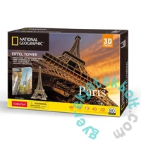 CubicFun 80 db-os 3D puzzle - National Geographics - Párizs, Eiffel-torony (DS0998)
