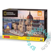 CubicFun 234 db-os 3D puzzle - National Geographics - Magyar Parlament, Budapest (DS1024)