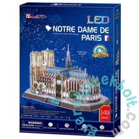 CubicFun 149 db-os 3D puzzle LED világítással - Notre Dame (L173)