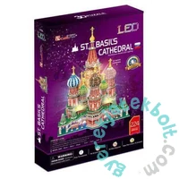 CubicFun 224 db-os 3D puzzle LED világítással - Szent Bazil Székesegyház (L519)