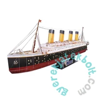 CubicFun 266 db-os 3D puzzle LED világítással - Titanic exkluzív (L521)