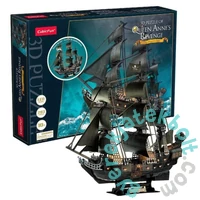 CubicFun 293 db-os 3D puzzle LED világítással - Queen Anne's Revenge (L522)