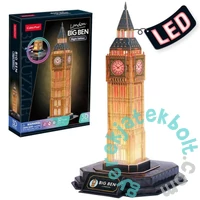CubicFun 32 db-os 3D puzzle LED világítással - Big Ben (L537)