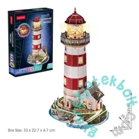 CubicFun 72 db-os 3D puzzle LED világítással - Világítótorony (L540)