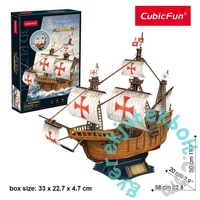 CubicFun 204 db-os 3D puzzle - Santa Maria (T4038)