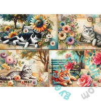 Delfy 1000 db-os puzzle - Catnap in the park (DE-24022)