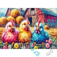 Delfy 1000 db-os puzzle - Egg-citing trio (DE-24028)