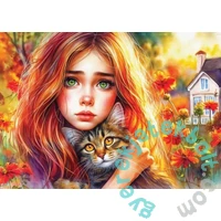 Delfy 1000 db-os puzzle - Silent feline comfort (DE-25023)