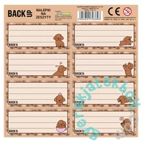BackUp 8 db-os füzetcímke - Fluffy Puppy (NNZB7A17)