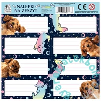 Cleo és Frank 8 db-os füzetcímke (NNZCF44)