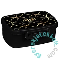 Future by BackUp uzsonnás doboz - Fekete-arany (SADF39)