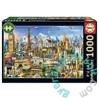 Educa 1000 db-os Miniature puzzle - Európa jelképei (20248)