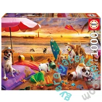 Educa 1000 db-os puzzle - Kutyák a strandon (20312)