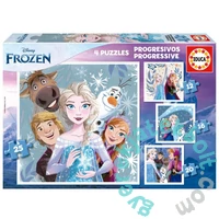 Educa 4 az 1-ben puzzle (12,16,20,25) - Jégvarázs (19735)