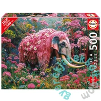 Educa 500 db-os XXL puzzle - Elefánt virágok között (20228)