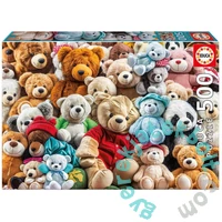 Educa 500 db-os puzzle - Plüss mackók (20242)