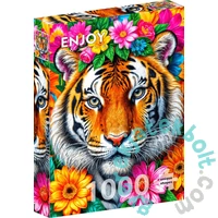 Enjoy 1000 db-os puzzle - Stripes and Blooms (2267)