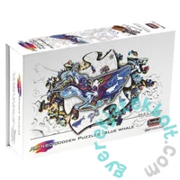 Eureka 101 db-os Rainbow Fa puzzle - Bálna (EUR34663)