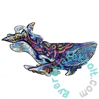 Eureka 101 db-os Rainbow Fa puzzle - Bálna (EUR34663)