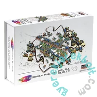 Eureka 112 db-os Rainbow Fa puzzle - Kétfedelű repülőgép (EUR34664)