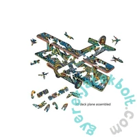 Eureka 112 db-os Rainbow Fa puzzle - Kétfedelű repülőgép (EUR34664)