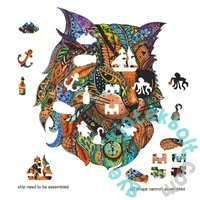 Eureka 116 db-os Rainbow Fa puzzle - Kalóz cica (EUR34637)