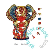 Eureka 120 db-os Rainbow Fa puzzle - Elefánt (EUR34634)