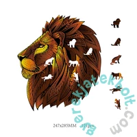 Eureka 121 db-os Rainbow Fa puzzle - Oroszlán (EUR34658)