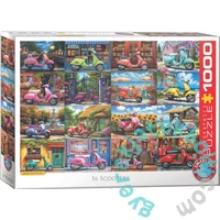EuroGraphics 1000 db-os puzzle - 16 Scooters (6000-5916)