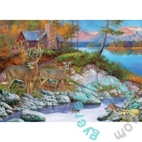 EuroGraphics 1000 db-os puzzle - Cabin Visitors by Hayden Lambson (6000-5875)