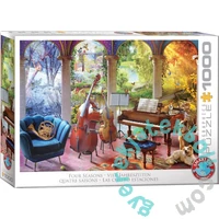 EuroGraphics 1000 db-os puzzle - Four Seasons, Angelo Bonito (6000-6013)