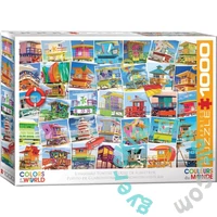 EuroGraphics 1000 db-os puzzle - Lifeguard Towers (6000-5725)