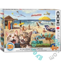 EuroGraphics 300 db-os 3D Lenticular puzzle - No Cats Allowed by Lucia Heffe (6331-5879)