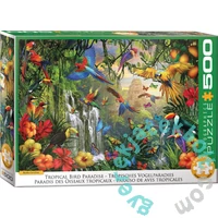 EuroGraphics 500 db-os puzzle - Tropical Bird Paradise, Sasha Carolina (6500-6006)