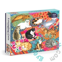 Galison 1000 db-os puzzle - Lounging Cats (82510)