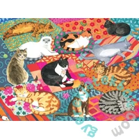 Galison 1000 db-os puzzle - Lounging Cats (82510)