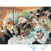 Galison 1000 db-os puzzle - Meowsterpiece - Luncheon of the Boating Party (67517)