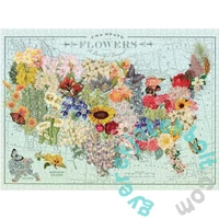 Galison 1000 db-os puzzle - USA State Flowers