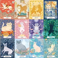 Galison 500 db-os puzzle - Cat Zodiac (57068)