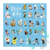 Galison 500 db-os puzzle - Dogs With Jobs (64820)